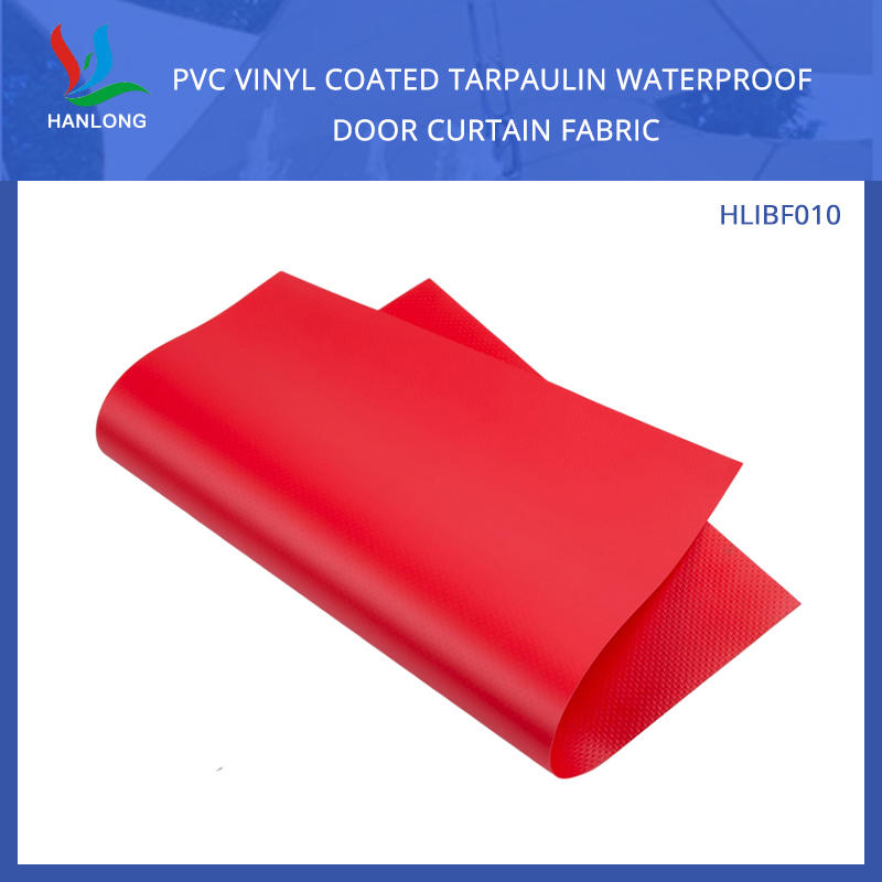 1000D PVC Vinyl Coated Tarpaulin Waterproof Door Curtain Fabric For Rolling Door