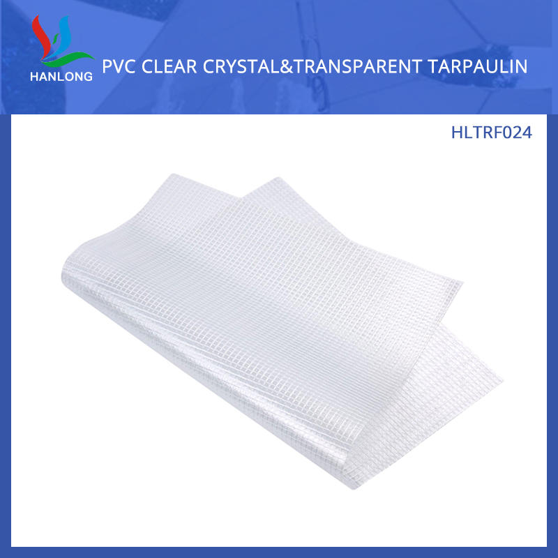 280G-350G PVC Clear Crystal &Transparent Tarpaulin For Case Bag