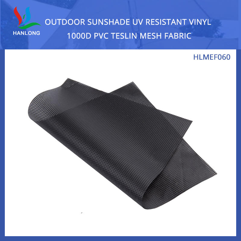 840DX840D 11X10 450G Outdoor Sunshade UV Resistant Vinyl 1000D PVC Teslin Mesh Fabric