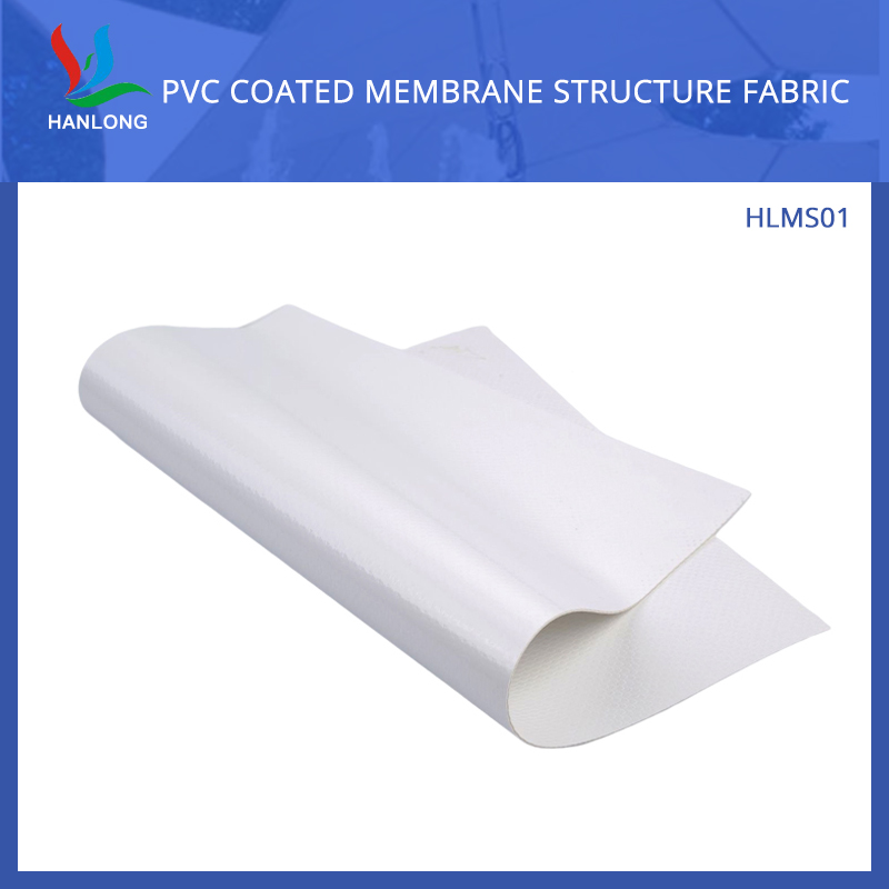 High Tensile PVC Coated Membrane Structure Fabric 1000D*1000D 30*30 1150GSM