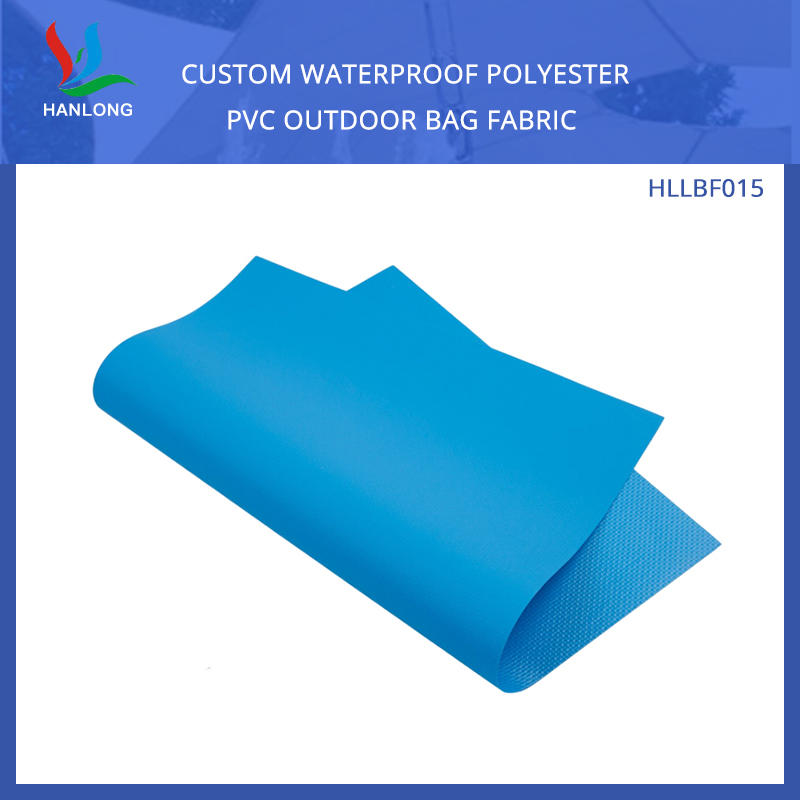 Custom Waterproof Polyester PVC Outdoor Bag Fabric  500DX500D 18X16  400G