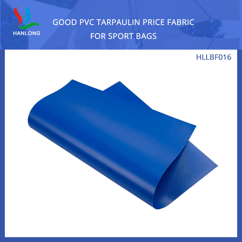 Good PVC Tarpaulin Price Fabric For Sport Bags 500DX500D 18X17 615G 50MM