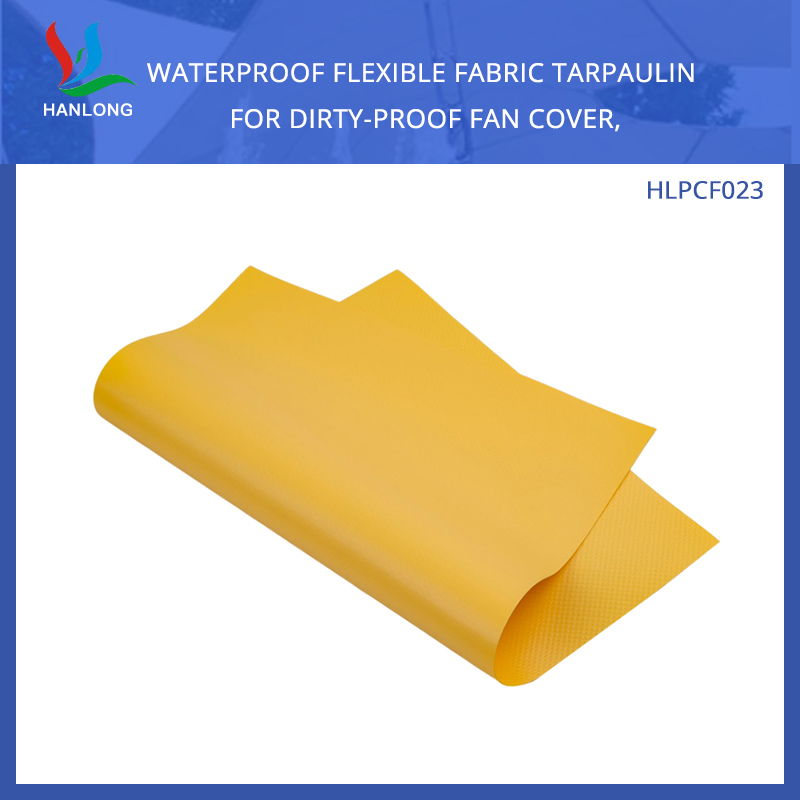 Waterproof Flexible Fabric Tarpaulin For Dirty-proof Fan Cover,Fan Side Curtains,Air Conditioner Cover 1000D X1000D 20X20 550GSM