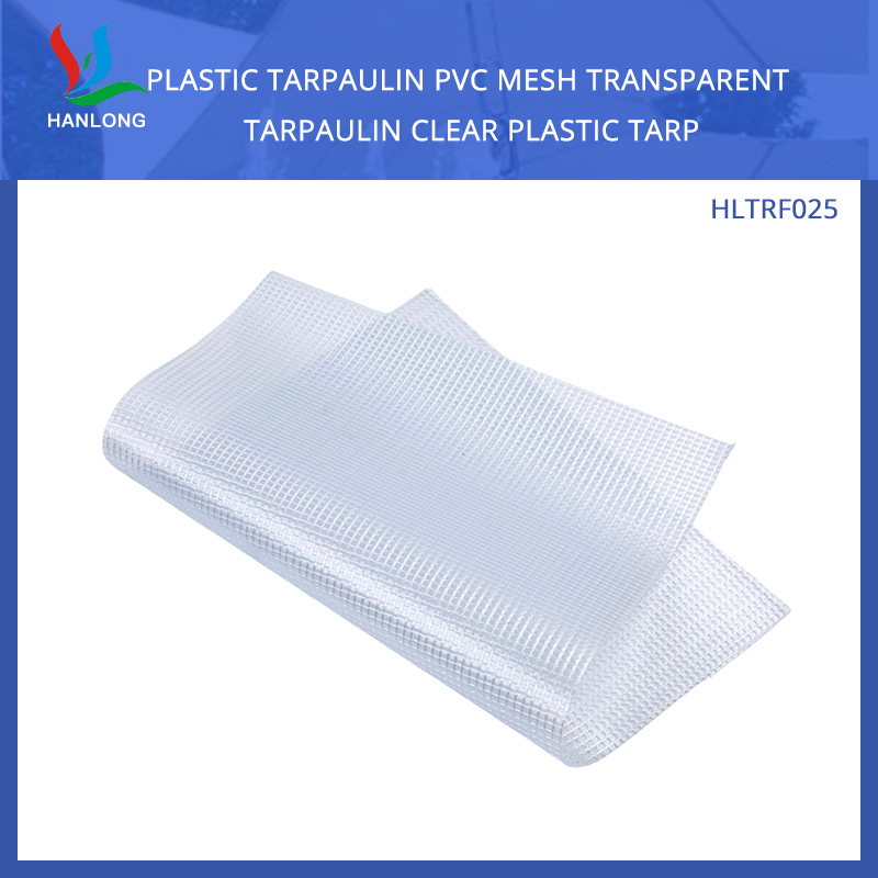 1000D 9X9 Plastic Tarpaulin PVC Mesh Transparent Tarpaulin Clear Plastic Tarp For Agriculture Tarpaulin 