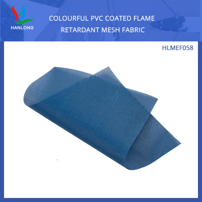1000DX1000D 14X14  280G  Colourful PVC Coated Flame Retardant Mesh Fabric